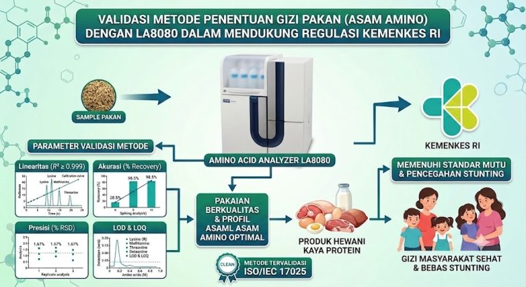 Pemanfaatan Amino Acid Analyzer LA8080 untuk Uji Kontaminan Non-Protein Nitrogen (NPN) di Feedmill