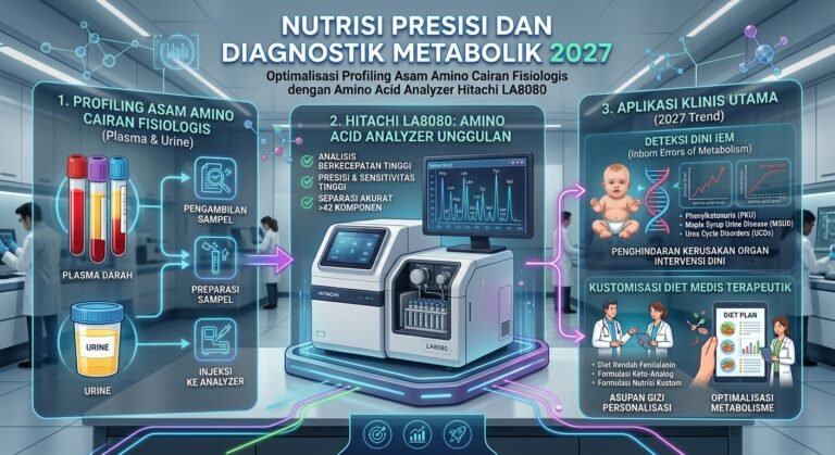 Nutrisi Presisi dan Diagnostik Metabolik 2027: Optimalisasi Profiling Asam Amino Cairan Fisiologis dengan Amino Acid Analyzer Hitachi LA8080